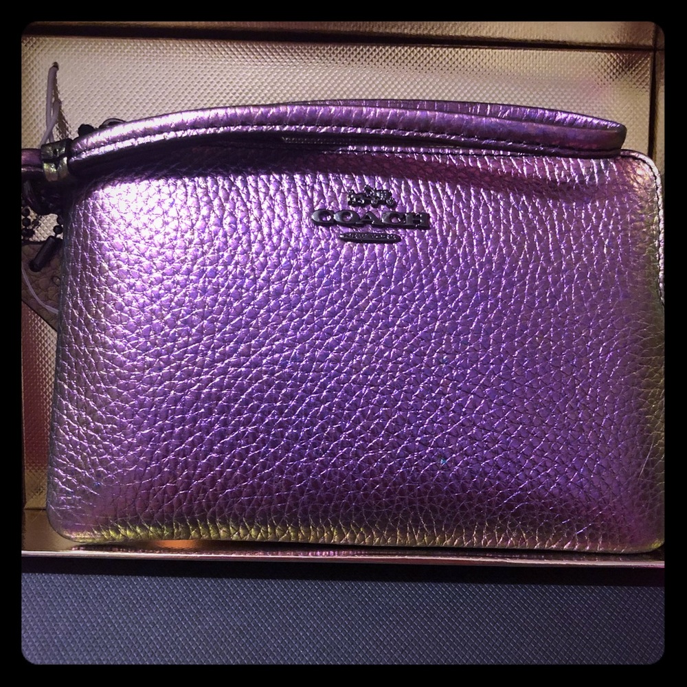 Coach hologram Wristlet